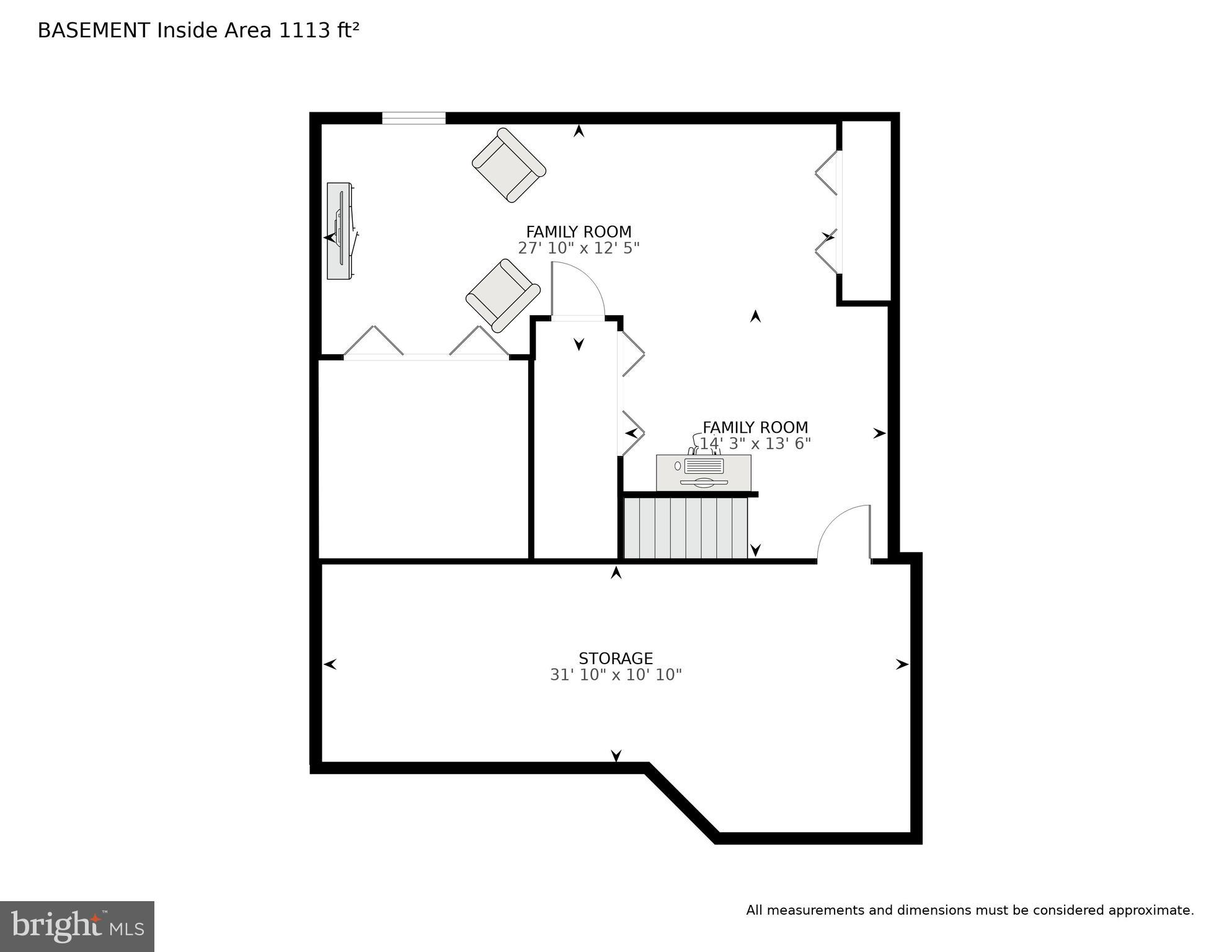 933 Willowleaf Way Potomac, MD 20854 - Photo 30 of 30 Basement Floor PLan