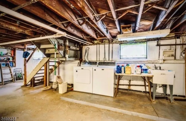 a view of storage and utility room