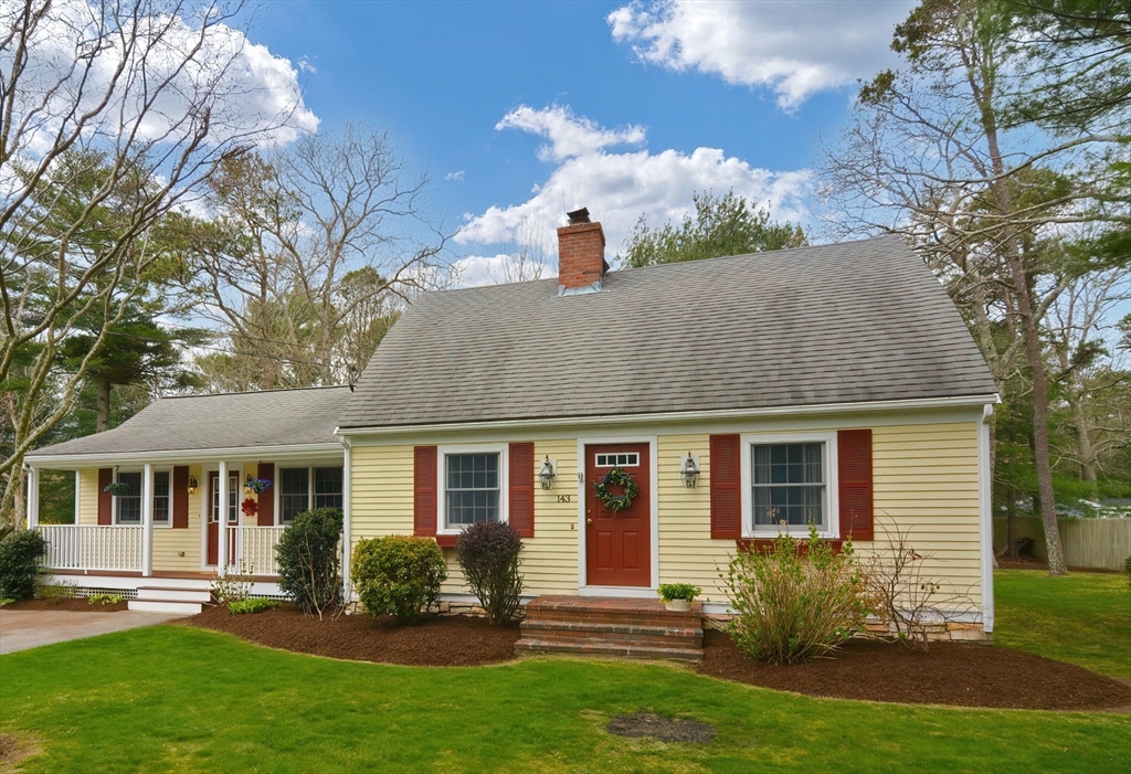 143 South Meadow Road Plymouth, MA 02360 - Photo 1 of 35 front view of a house with a yard