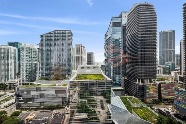 a view of buildings