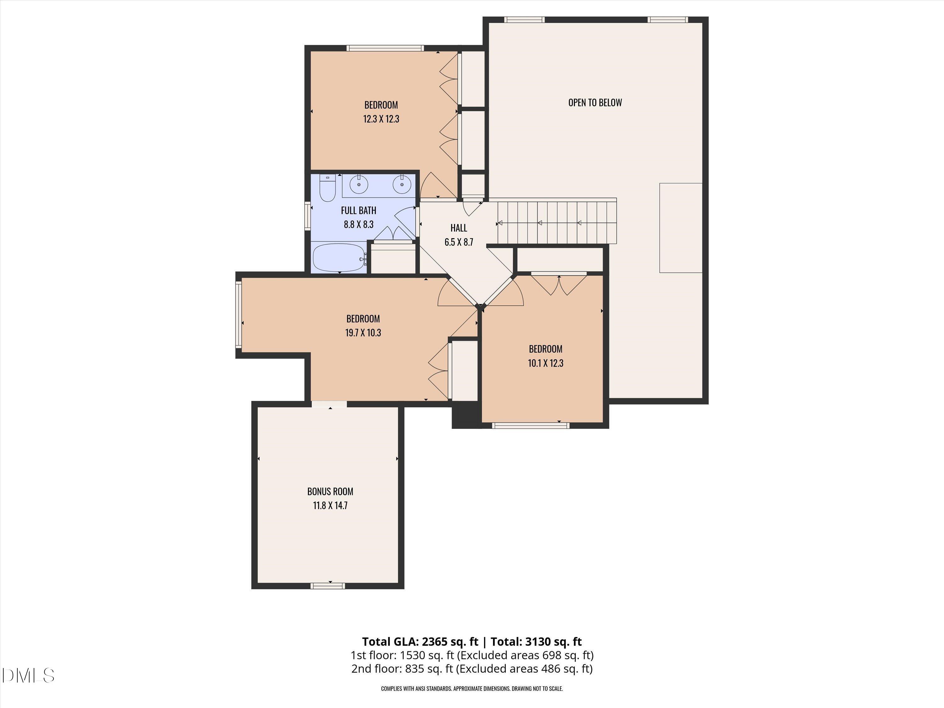 226 Marshview Circle Angier, NC 27501 - Photo 19 of 20 a picture of a floor plan