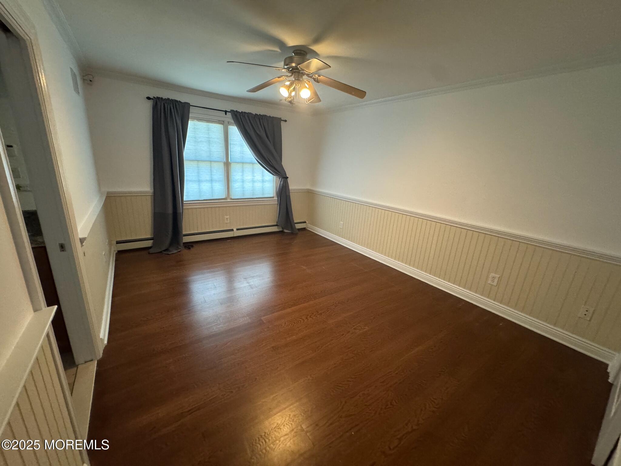 244 Van Kirk Avenue Atlantic Highlands, NJ 07716 - Photo 13 of 22 wooden floor in an empty room with a window