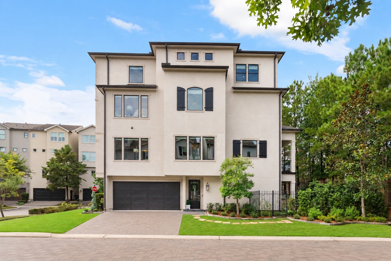 10 Nautical Terrace Way The Woodlands, TX 77380 - Photo 1 of 28 Tucked behind the gates situated on premier corner-lot with a private two-car driveway, attached private garage plus gated back yard all steps from Market Street and Hughes Landing dining and shopping.