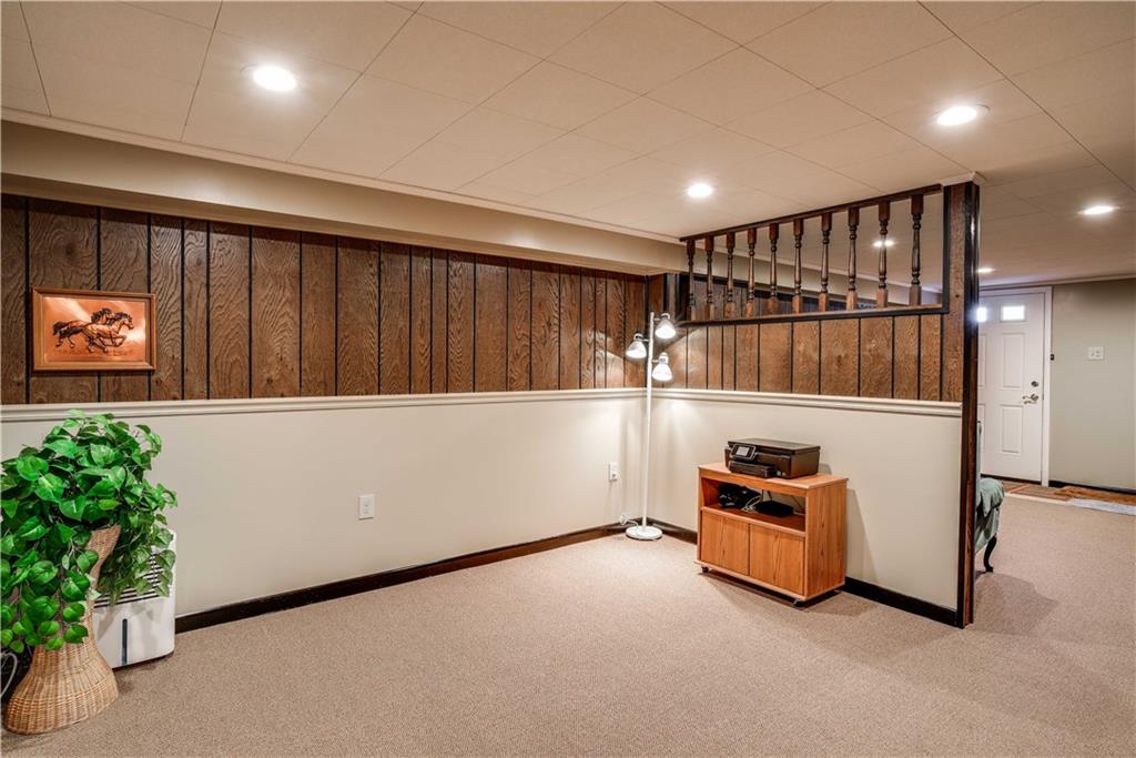 801 Cumberland Road Pittsburgh, PA 15237 - Photo 22 of 25 AN SEPARATE DEN OR WHATEVER YOU WANT IT TO BE ROOM IN THE BASEMENT. THIS ROOM SITS ON THE OTHER SIDE OF THE STAIRWAY AND WALKS OUT TO THE DRIVEWAY.