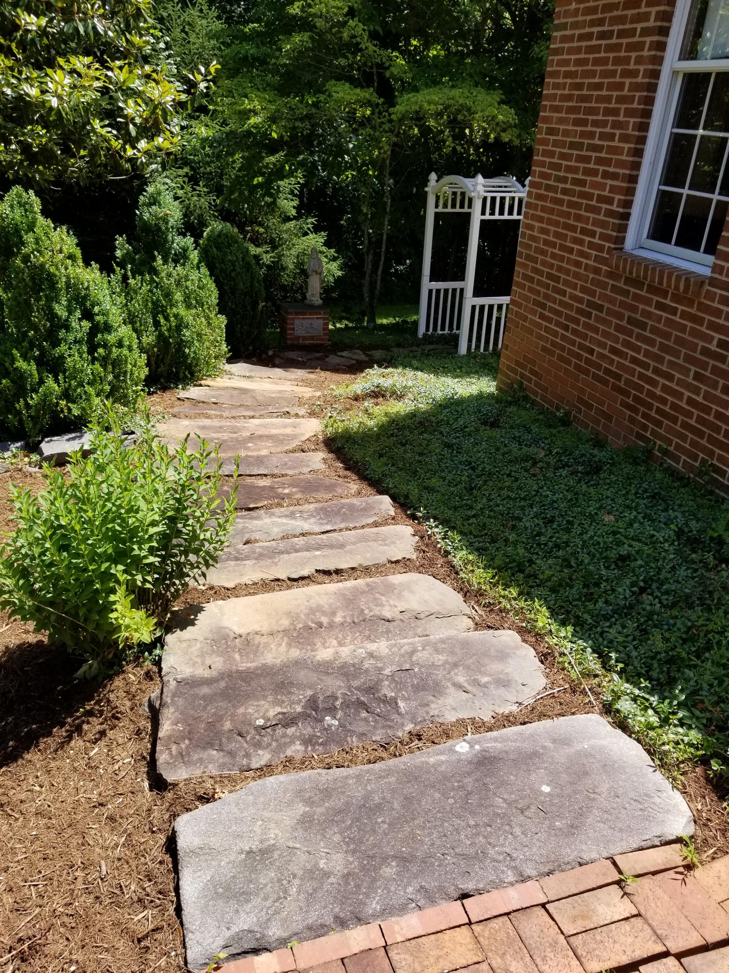 1265 Equine Ridge Road Bedford, VA 24523 - Photo 9 of 75 Stone steps to side yard