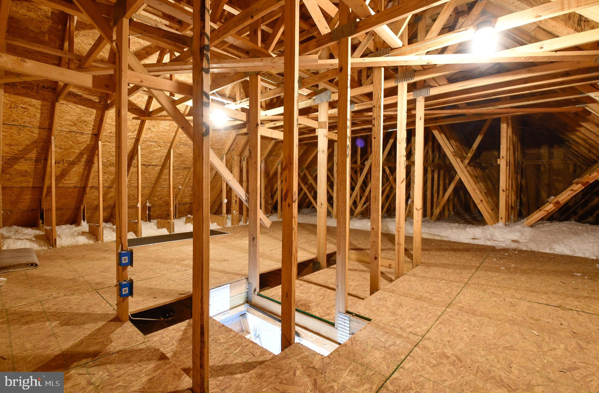 12413 Ruby Red Drive Fredericksburg, VA 22407 - Photo 39 of 54 Floored attic for lots of extra storage room