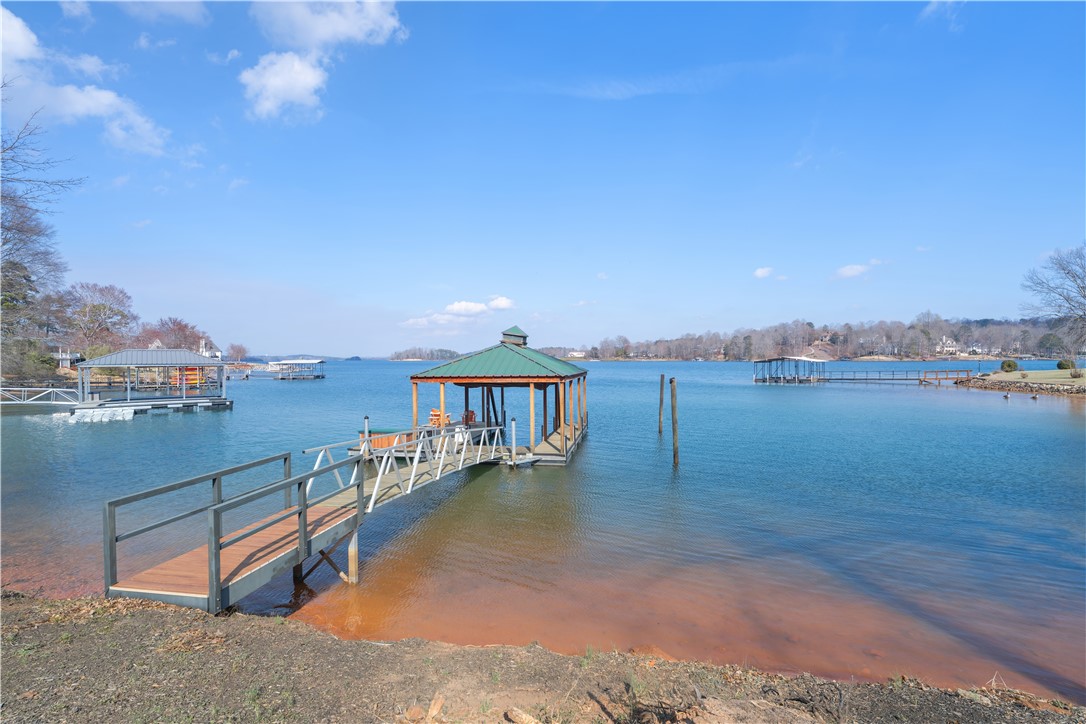 640 Old Salem Road Seneca, SC 29672 - Photo 21 of 32 This tranquil waterfront retreat features a private boat dock with serene lake views.