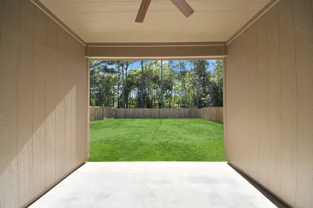 a view of outdoor space and yard