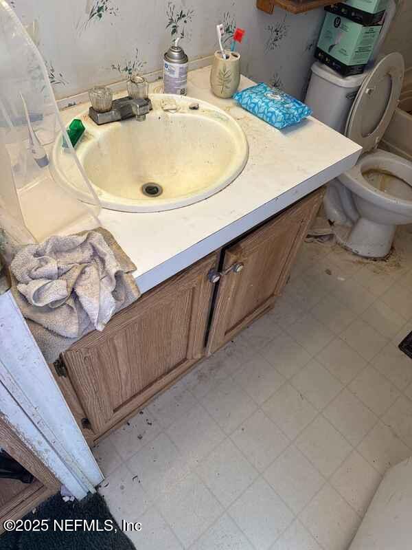 12491 Northeast 88th Lane Bronson, FL 32621 - Photo 96 of 183 a bathroom with a sink and toilet