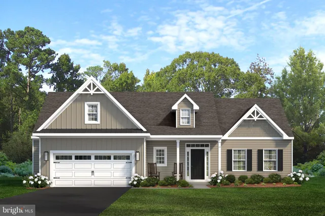 front view of house with a yard