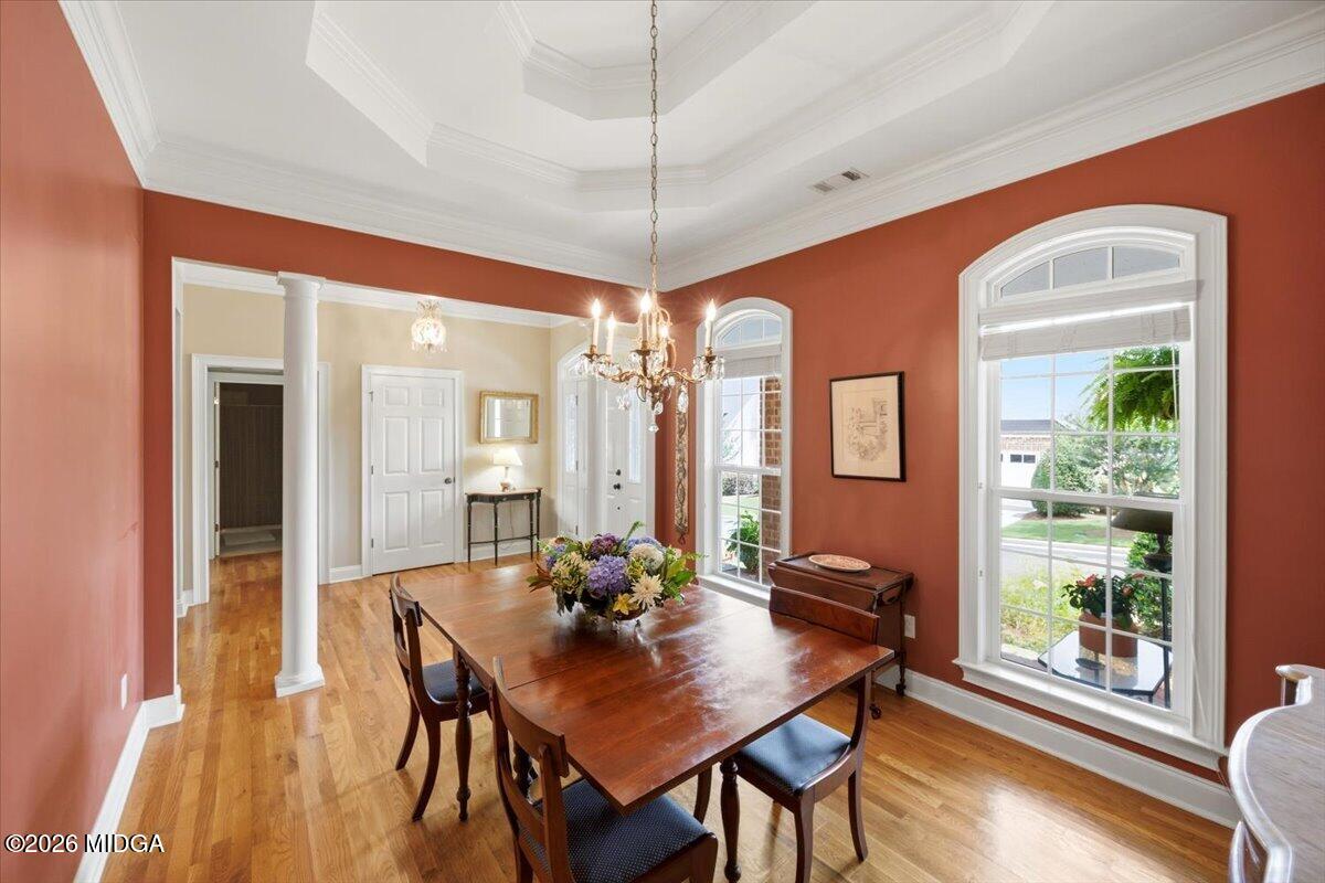 210 Oberon Place Macon, GA 31210 - Photo 7 of 31 a view of a dining room with furniture window and wooden floor