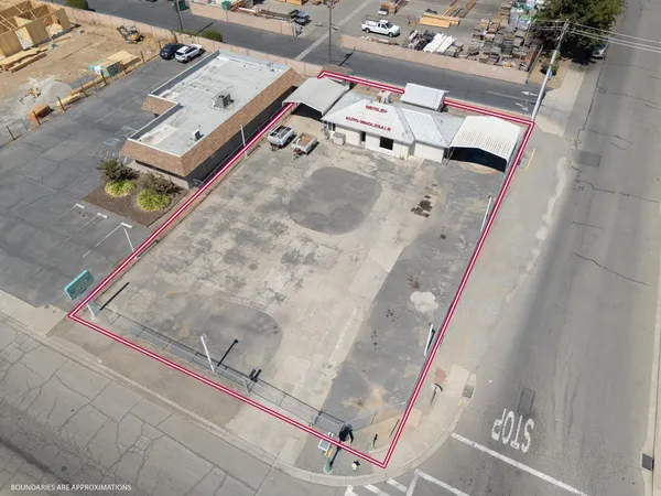 an aerial view of a wooden chairs