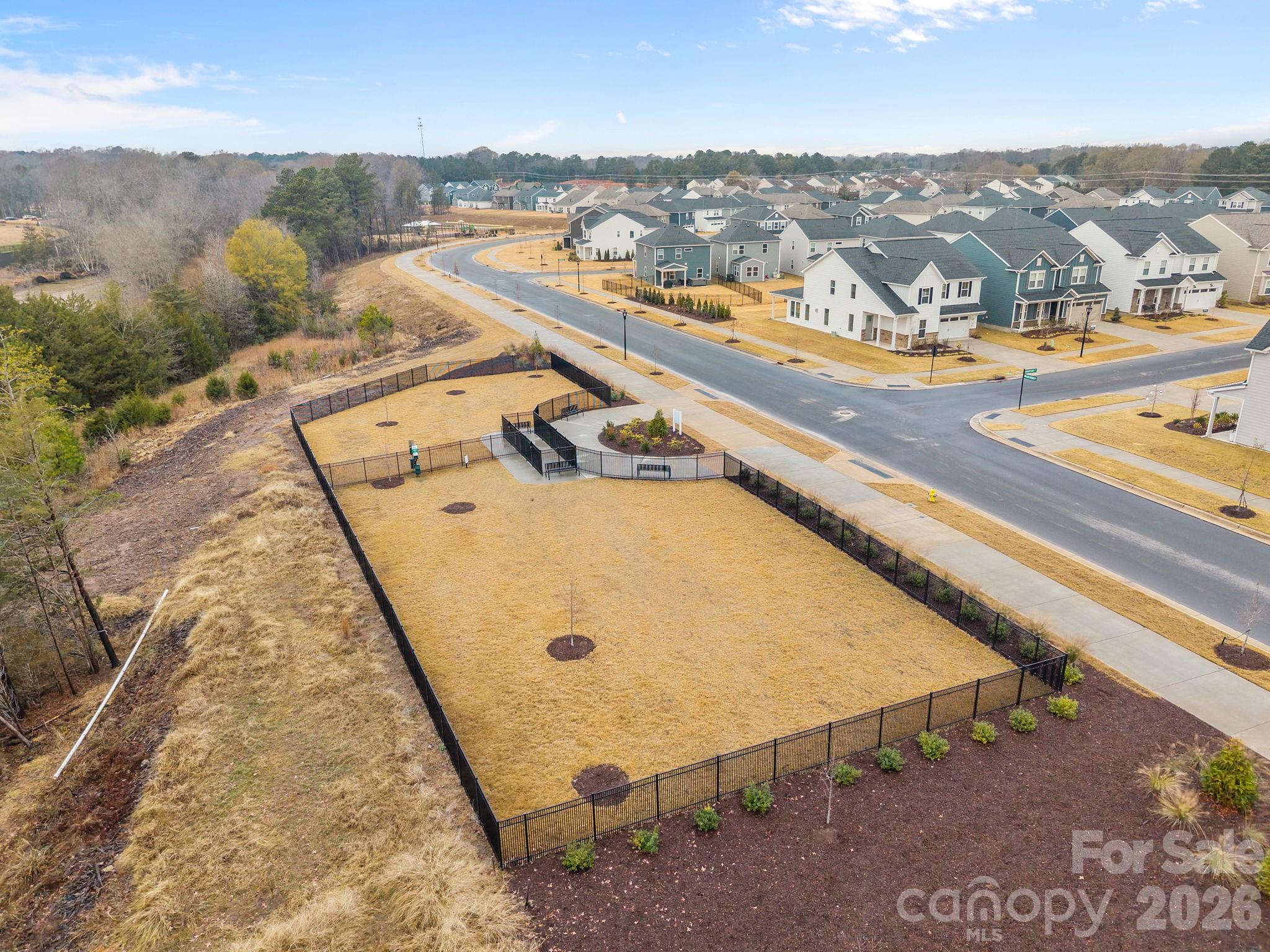 11224 Glasden Road Charlotte, NC 28278 - Photo 42 of 45 an aerial view of residential house with outdoor space and river
