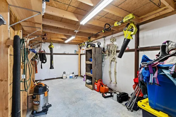 a view of water heater room