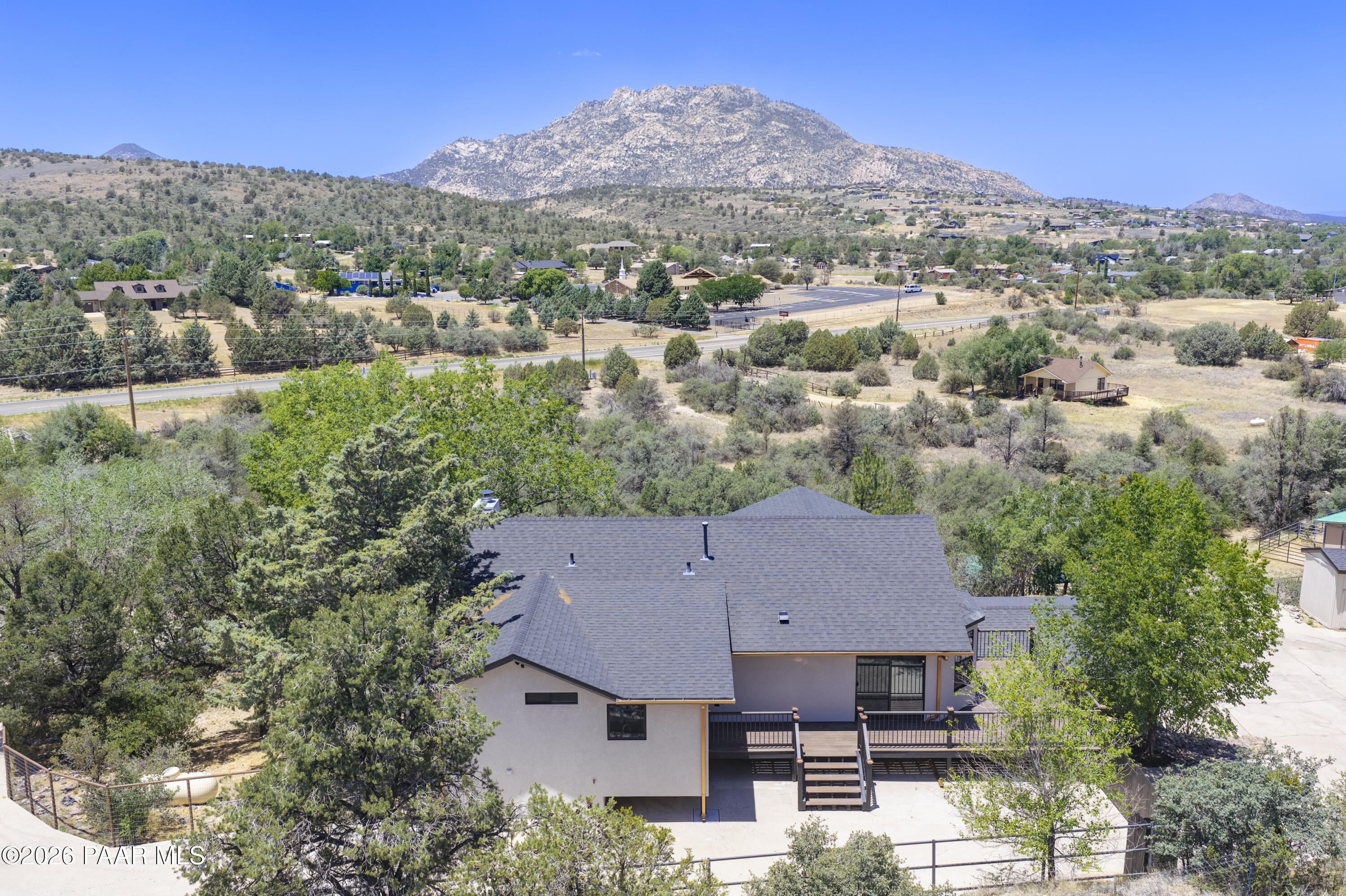 1584 West Cliff Rose Road Prescott, AZ 86305 - Photo 5 of 66 Aerial - Back of Home 1
