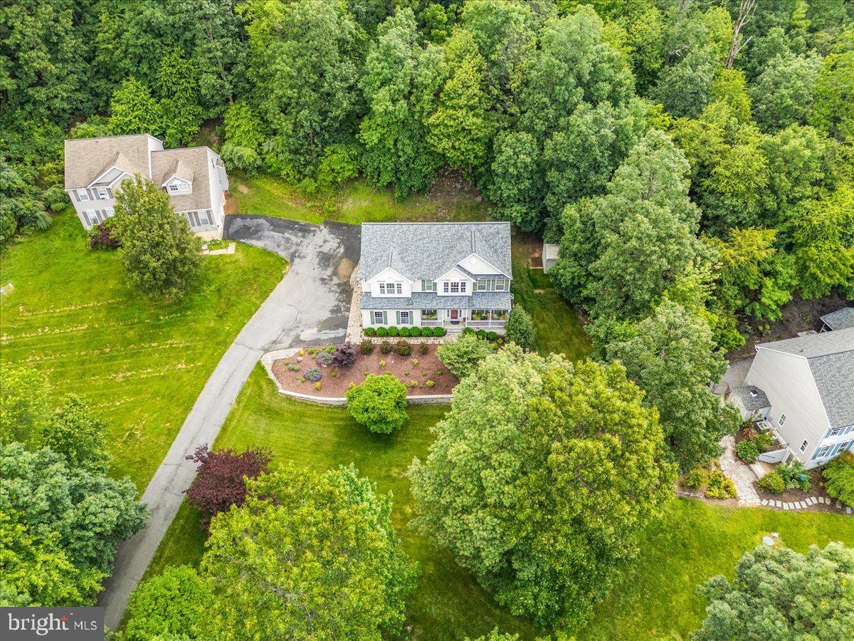 4644 Old Swimming Pool Road Braddock Heights, MD 21714 - Photo 54 of 60 an aerial view of a house with a yard and lake view