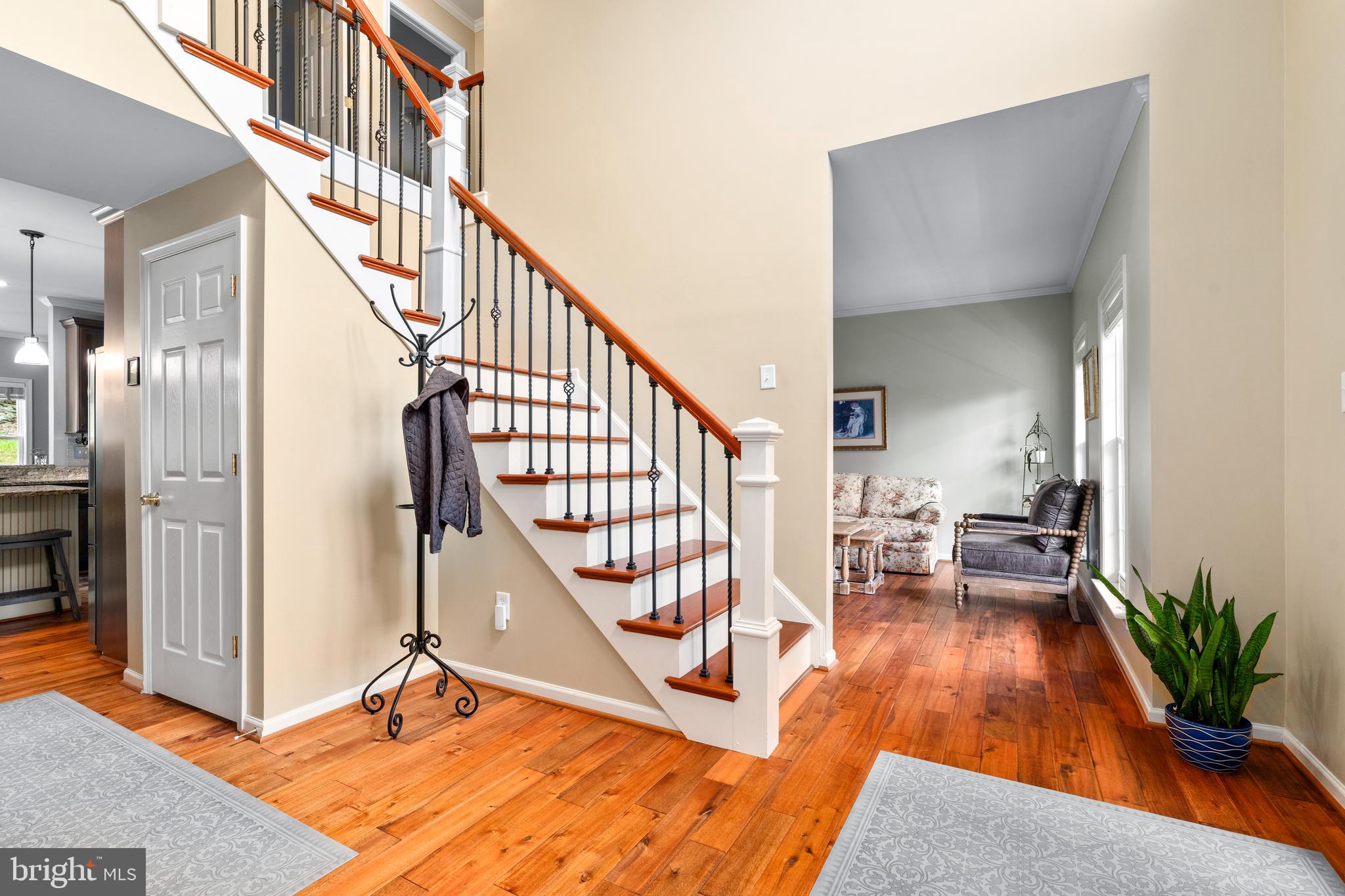 4644 Old Swimming Pool Road Braddock Heights, MD 21714 - Photo 6 of 60 a view of an entryway wooden floor and dining room