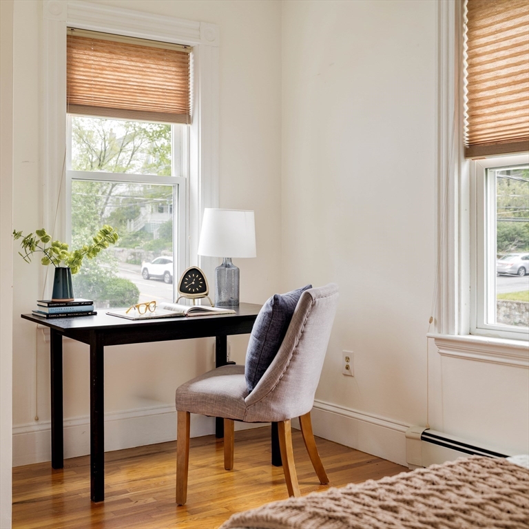 52 Walter Street Boston, MA 02131 - Photo 18 of 31 a view of a workspace with furniture and a window