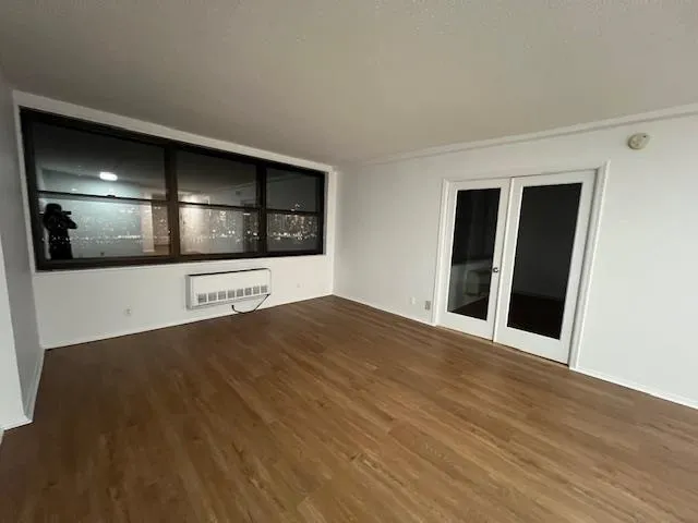 a room with lots of windows