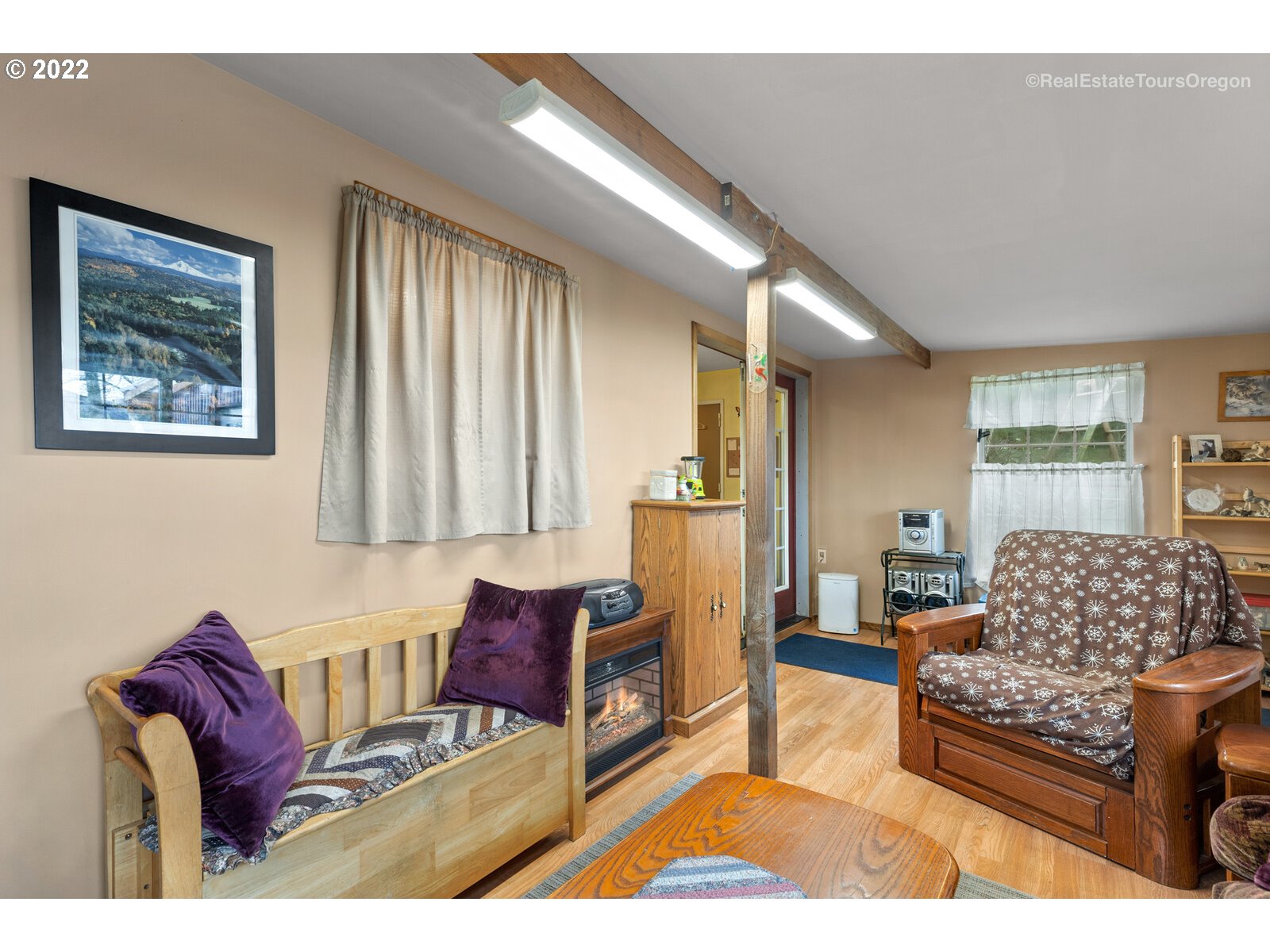 48780 Southeast Baty Road Sandy, OR 97055 - Photo 11 of 32 a living room with furniture and a large window