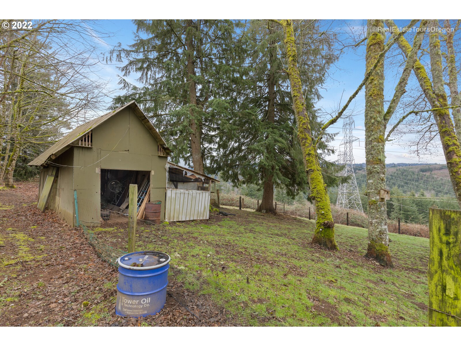 48780 Southeast Baty Road Sandy, OR 97055 - Photo 30 of 32 a backyard of a house with table and chairs