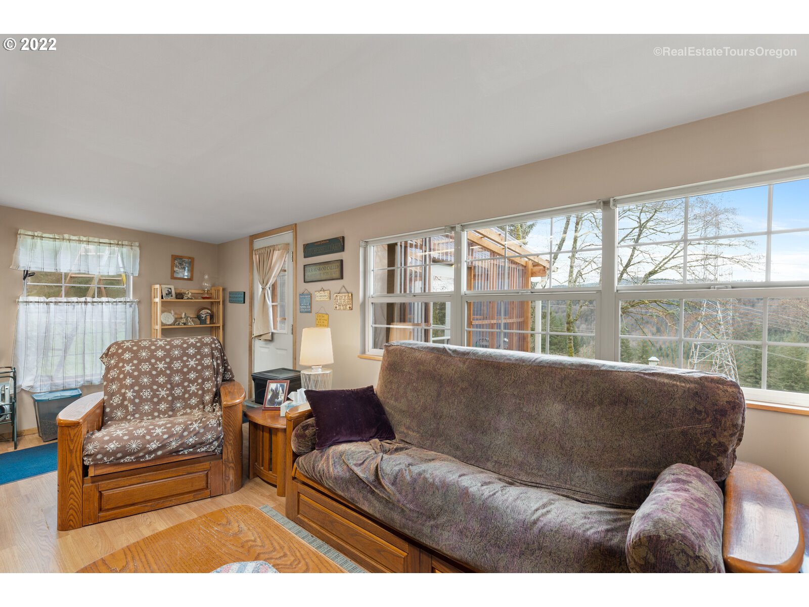 48780 Southeast Baty Road Sandy, OR 97055 - Photo 10 of 32 a living room with furniture and a large window