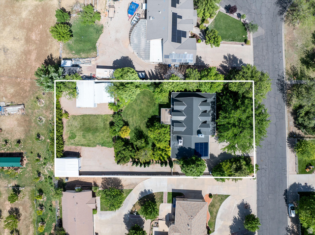 246 West Mount Charm Road Toquerville, UT 84774 - Photo 70 of 70 View of property location featuring property boundaries highlighted