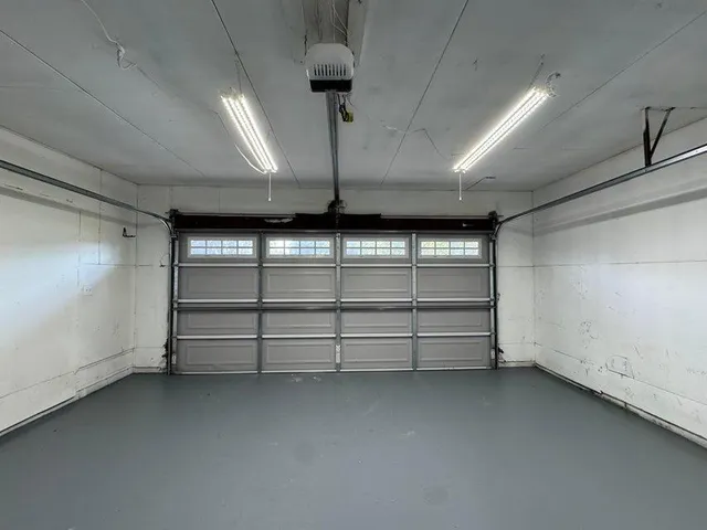 a view of a deck with a yard