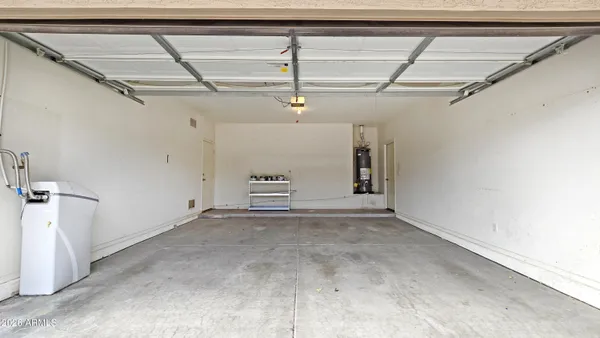 a view of a room with storage