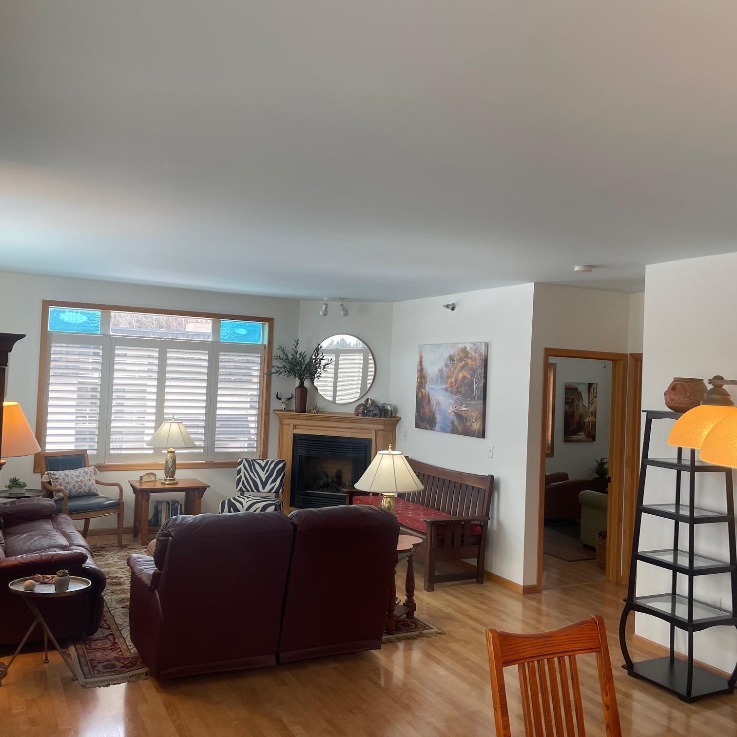 6030 East Superior Street, Unit 309 Duluth, MN 55804 - Photo 6 of 16 Living room with gas fireplace