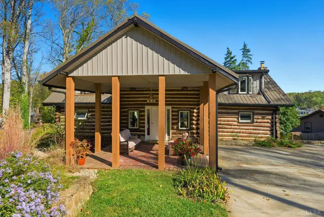 a front view of a house with porch