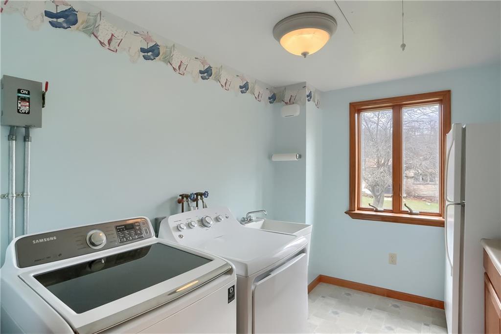 220 Kilgallen Road Butler, PA 16002 - Photo 22 of 50 a utility room with dryer and washer
