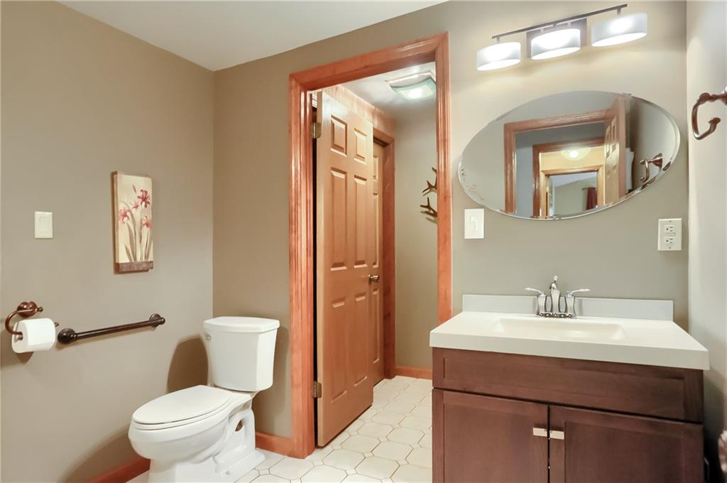 220 Kilgallen Road Butler, PA 16002 - Photo 23 of 50 a bathroom with a sink toilet and mirror
