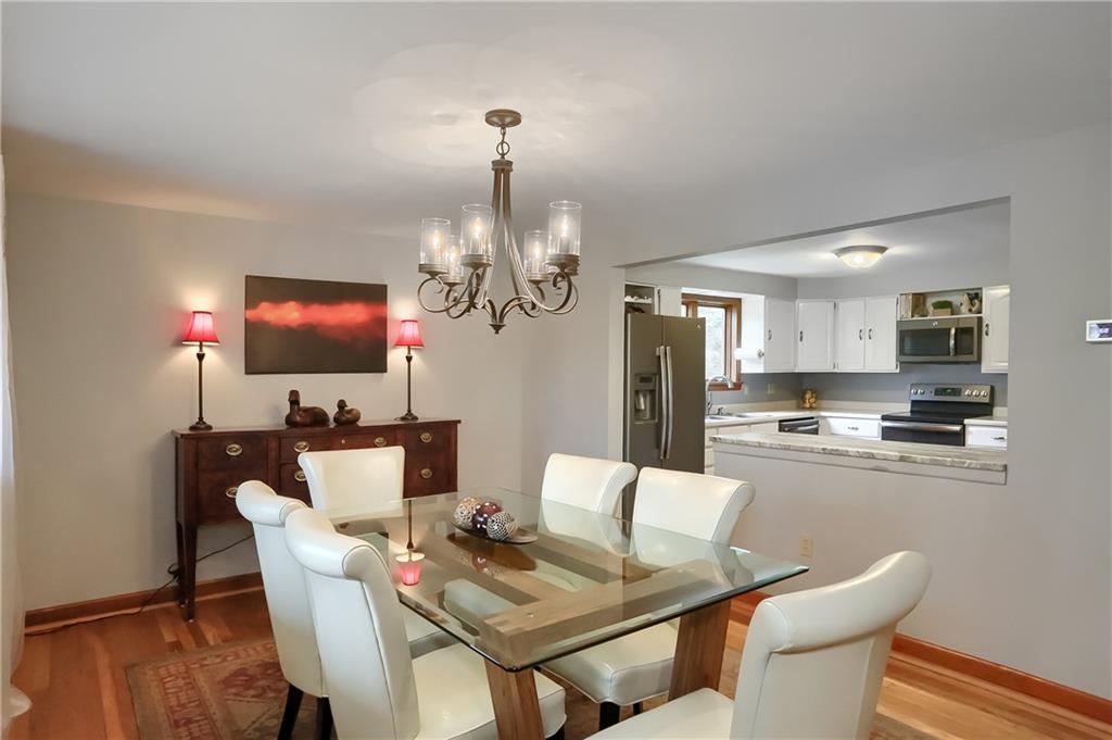 220 Kilgallen Road Butler, PA 16002 - Photo 7 of 50 a view of a dining room with furniture wooden floor and chandelier