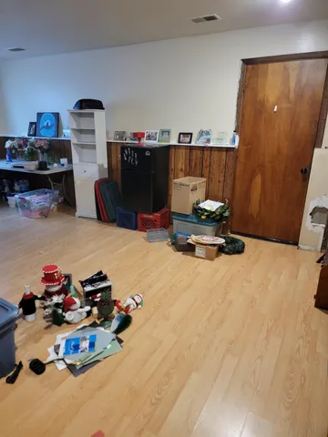 a view of a workspace with furniture