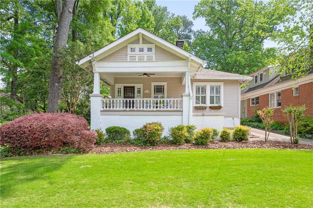 407 Ponce De Leon Place Decatur, GA 30030 - Photo 1 of 1 a front view of a house with garden