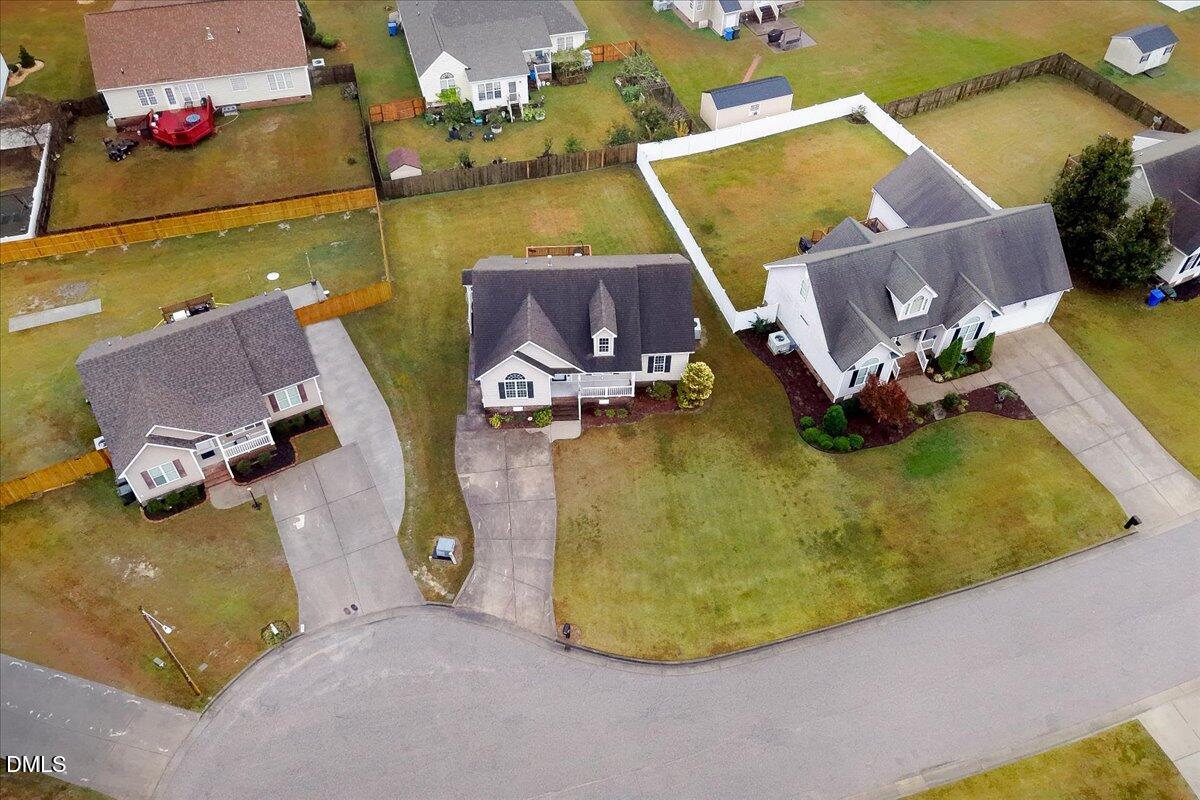 4416 Sunflower Court Wilson, NC 27896 - Photo 12 of 39 an aerial view of a house with swimming pool