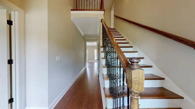 wooden floor in an empty room