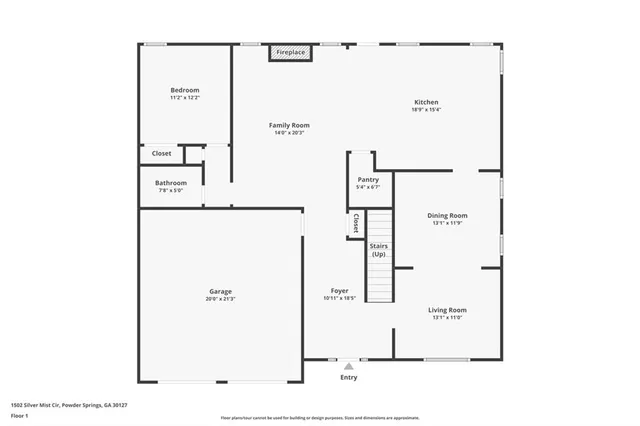 $430,000 | 1502 Silver Mist Circle, Powder Springs, GA 30127