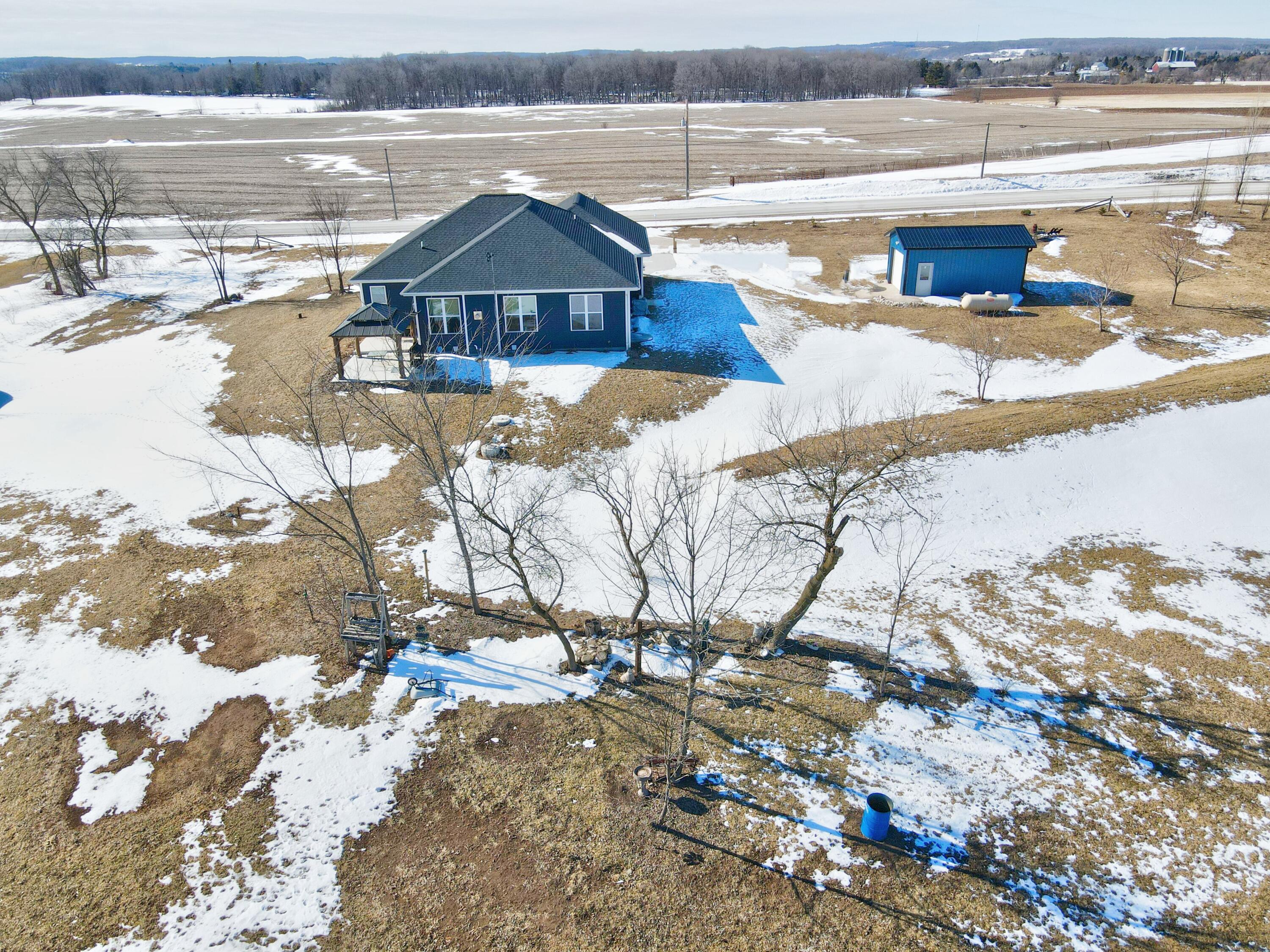 N6195 County Rd O J Plymouth, WI 53073 - Photo 23 of 24 Drone Footage