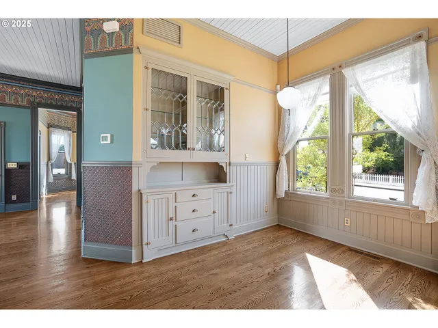a view interior of a house and wooden floor