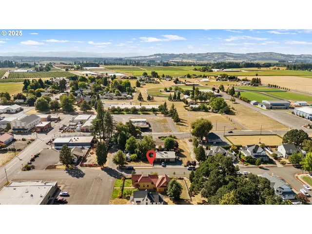 a view of city and ocean