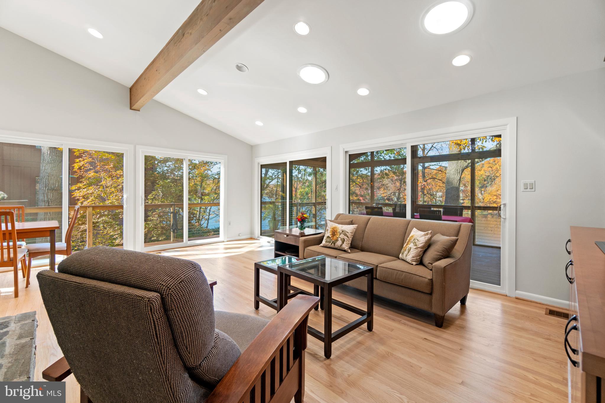 11226 South Shore Road Reston, VA 20190 - Photo 5 of 45 Views from main level great room over Lake Anne