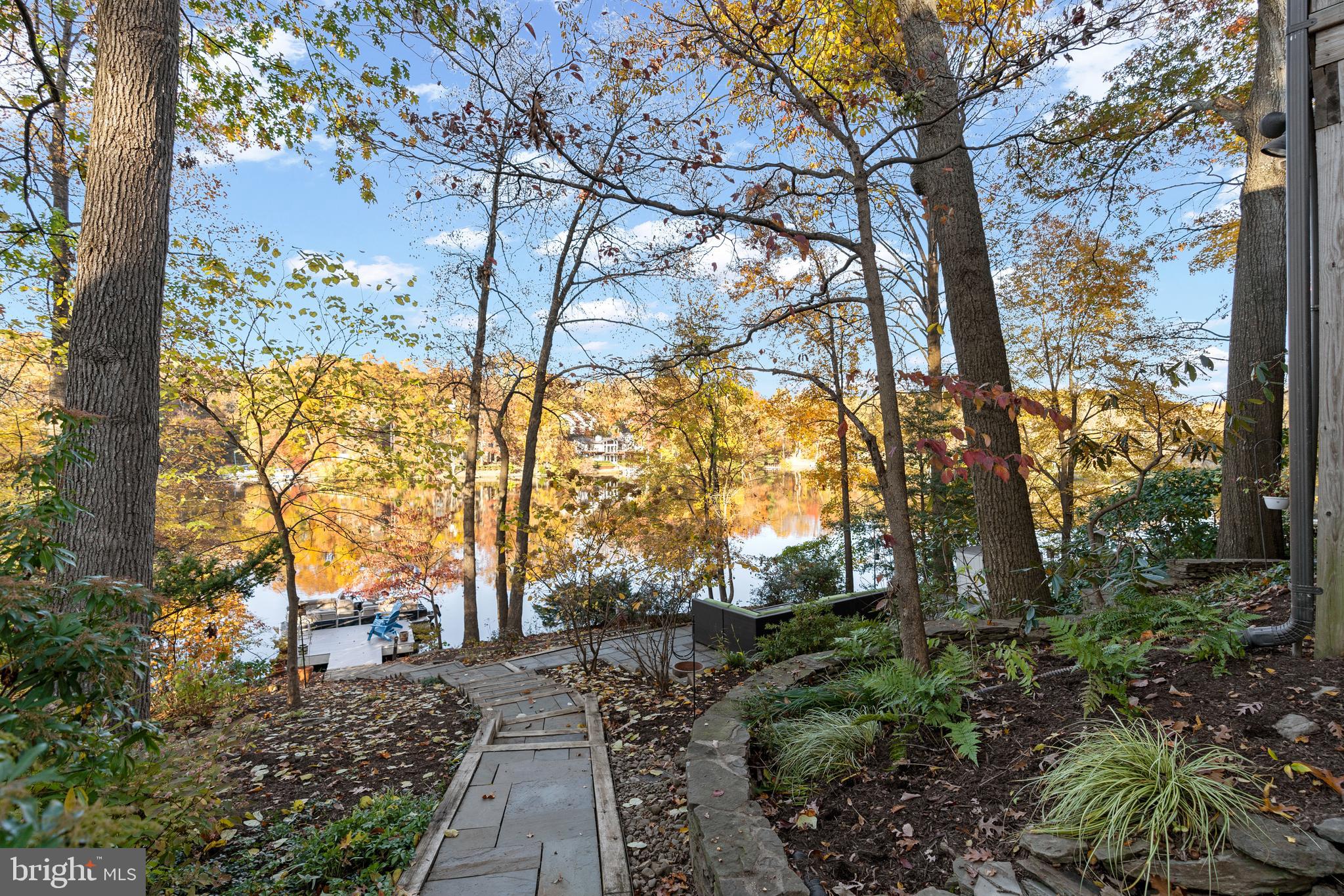 11226 South Shore Road Reston, VA 20190 - Photo 6 of 45 Stone walkway to private doc