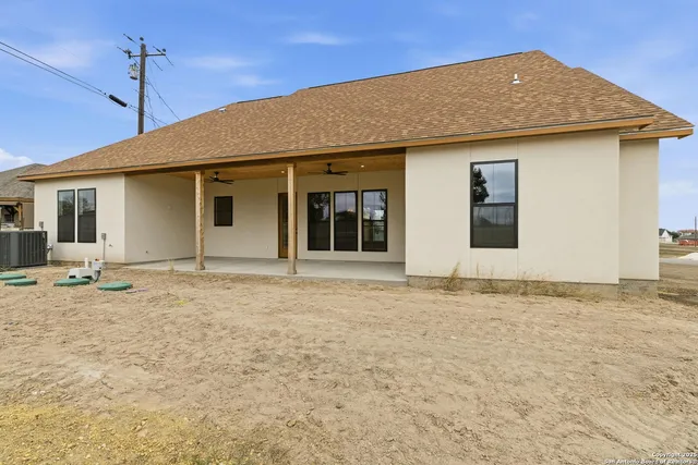 a house with a outdoor space