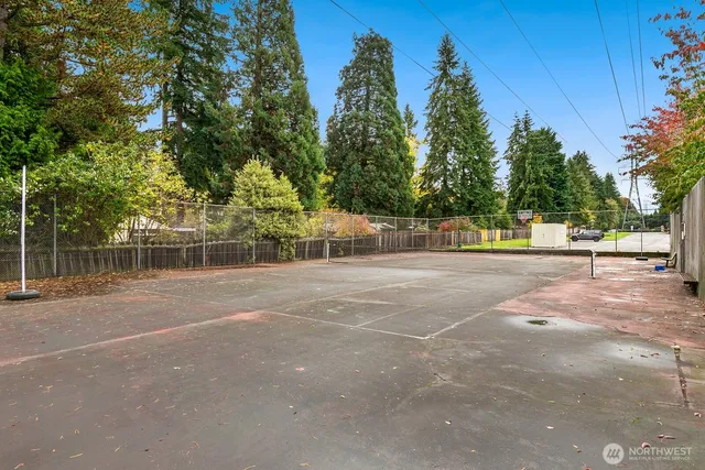 a view of a basket ball ground