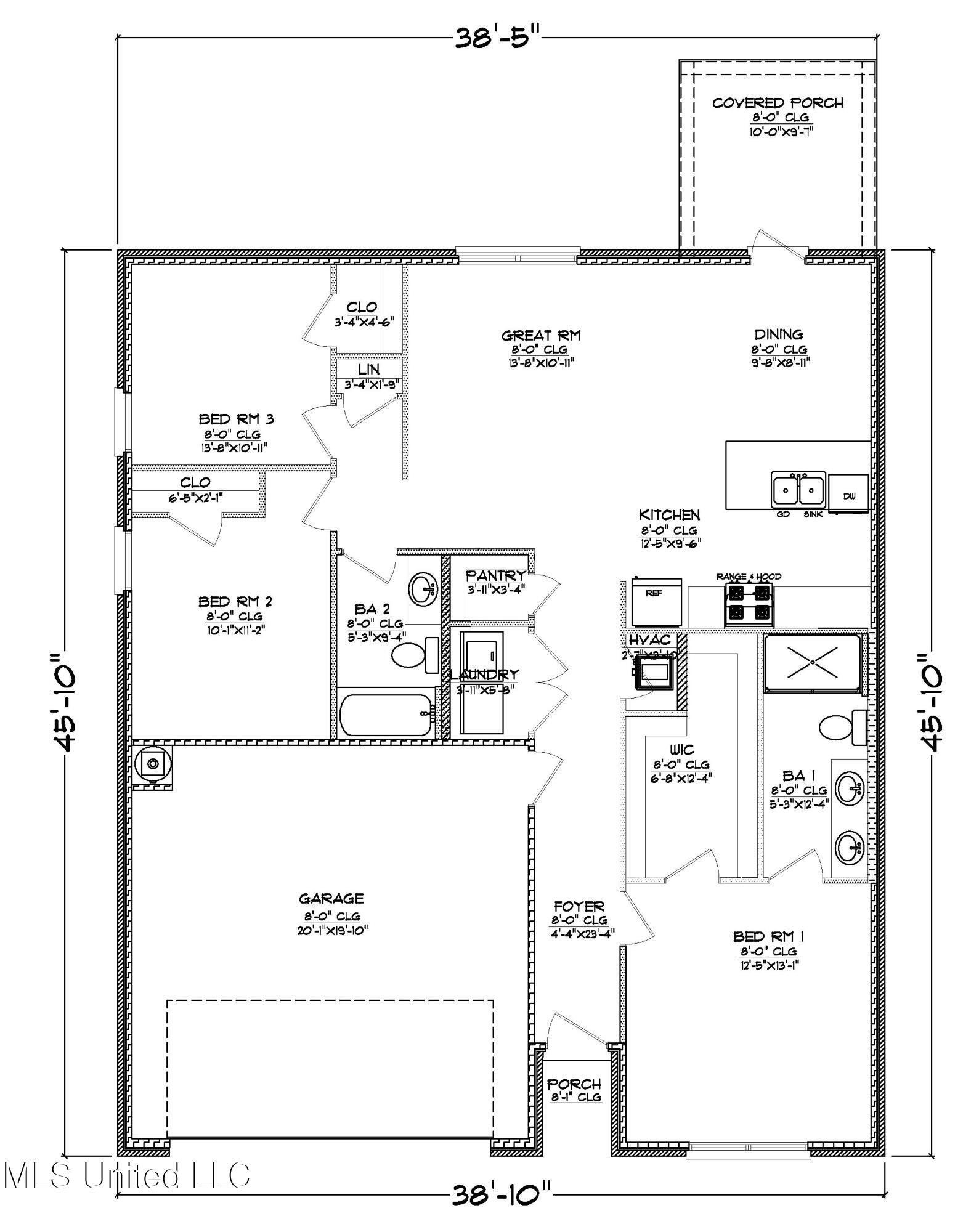 118 Cedar Ridge Boulevard Pearl, MS 39208 - Photo 2 of 2 ALDRIDGE%20A%20FE%20FLOOR%20PLAN