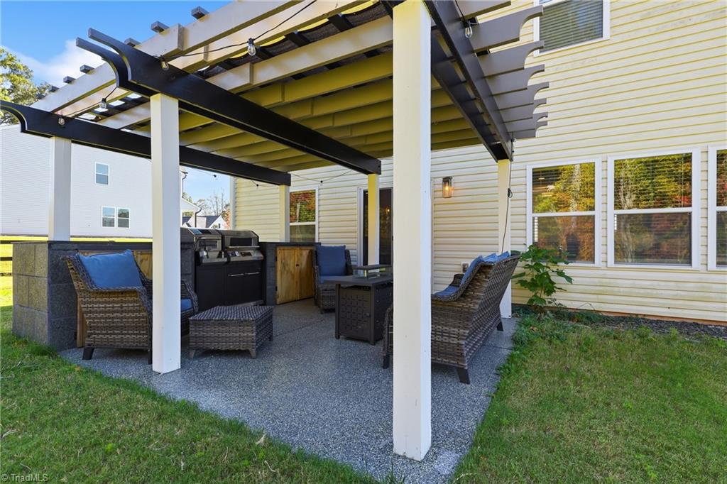 325 Tuttle Road Rural Hall, NC 27045 - Photo 32 of 40 Outdoor covered patio/outdoor kitchen