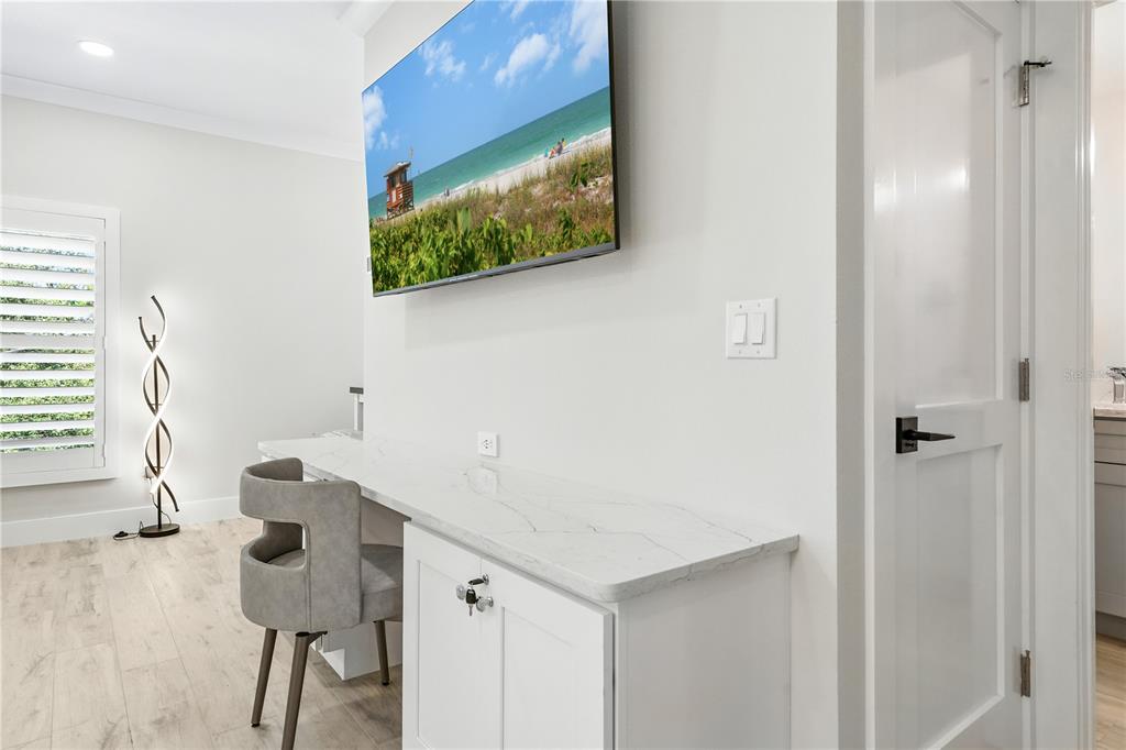 1234 15th Street, Unit 201 Sarasota, FL 34236 - Photo 15 of 29 a view of workspace with wooden floor