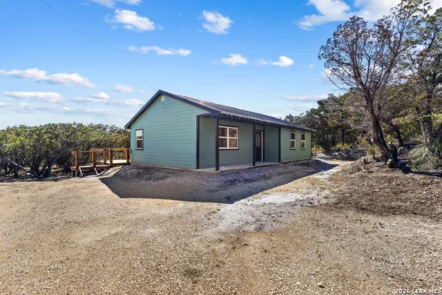 a view of a house with a patio